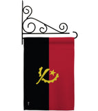 Angola - Nationality Flags of the World Vertical Impressions Decorative Flags HG140007 Made In USA