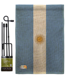 Argentina - Nationality Flags of the World Vertical Impressions Decorative Flags HG140010 Made In USA