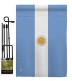 Argentina - Nationality Flags of the World Vertical Impressions Decorative Flags HG140010 Made In USA