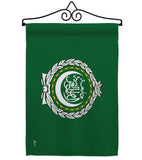 Arab League - Nationality Flags of the World Vertical Impressions Decorative Flags HG140011 Made In USA