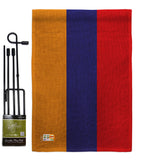 Armenia - Nationality Flags of the World Vertical Impressions Decorative Flags HG140012 Made In USA