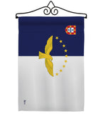 Azores - Nationality Flags of the World Vertical Impressions Decorative Flags HG140019 Made In USA