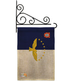 Azores - Nationality Flags of the World Vertical Impressions Decorative Flags HG140019 Made In USA