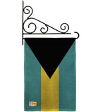 Bahamas - Nationality Flags of the World Vertical Impressions Decorative Flags HG140020 Made In USA