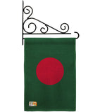 Bangladesh - Nationality Flags of the World Vertical Impressions Decorative Flags HG140022 Made In USA