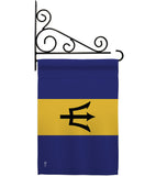 Barbados - Nationality Flags of the World Vertical Impressions Decorative Flags HG140023 Made In USA