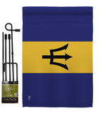 Barbados - Nationality Flags of the World Vertical Impressions Decorative Flags HG140023 Made In USA