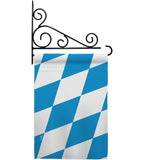 Bavaria - Nationality Flags of the World Vertical Impressions Decorative Flags HG140025 Made In USA