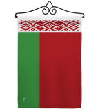 Belarus - Nationality Flags of the World Vertical Impressions Decorative Flags HG140026 Made In USA