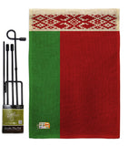 Belarus - Nationality Flags of the World Vertical Impressions Decorative Flags HG140026 Made In USA