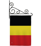 Belgium - Nationality Flags of the World Vertical Impressions Decorative Flags HG140027 Made In USA