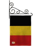 Belgium - Nationality Flags of the World Vertical Impressions Decorative Flags HG140027 Made In USA