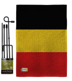 Belgium - Nationality Flags of the World Vertical Impressions Decorative Flags HG140027 Made In USA