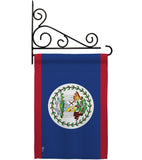 Belize - Nationality Flags of the World Vertical Impressions Decorative Flags HG140028 Made In USA