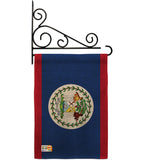 Belize - Nationality Flags of the World Vertical Impressions Decorative Flags HG140028 Made In USA