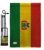 Bolivia - Nationality Flags of the World Vertical Impressions Decorative Flags HG140033 Made In USA