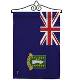 British Virgin Islands - Nationality Flags of the World Vertical Impressions Decorative Flags HG140036 Made In USA