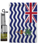 British Indian Ocean Territory - Nationality Flags of the World Vertical Impressions Decorative Flags HG140038 Made In USA