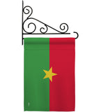 Burkina Faso - Nationality Flags of the World Vertical Impressions Decorative Flags HG140041 Made In USA