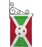 Burundi - Nationality Flags of the World Vertical Impressions Decorative Flags HG140043 Made In USA