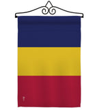 Chad - Nationality Flags of the World Vertical Impressions Decorative Flags HG140050 Made In USA