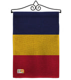 Chad - Nationality Flags of the World Vertical Impressions Decorative Flags HG140050 Made In USA