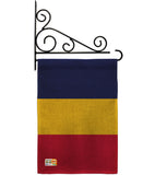 Chad - Nationality Flags of the World Vertical Impressions Decorative Flags HG140050 Made In USA