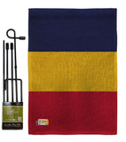 Chad - Nationality Flags of the World Vertical Impressions Decorative Flags HG140050 Made In USA