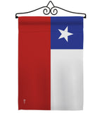 Chile - Nationality Flags of the World Vertical Impressions Decorative Flags HG140051 Made In USA