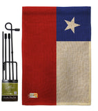 Chile - Nationality Flags of the World Vertical Impressions Decorative Flags HG140051 Made In USA