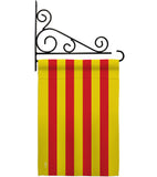 Catalonia - Nationality Flags of the World Vertical Impressions Decorative Flags HG140053 Made In USA