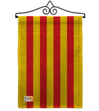 Catalonia - Nationality Flags of the World Vertical Impressions Decorative Flags HG140053 Made In USA