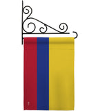 Colombia - Nationality Flags of the World Vertical Impressions Decorative Flags HG140055 Made In USA