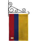 Colombia - Nationality Flags of the World Vertical Impressions Decorative Flags HG140055 Made In USA