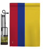 Colombia - Nationality Flags of the World Vertical Impressions Decorative Flags HG140055 Made In USA