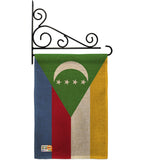 Comoros - Nationality Flags of the World Vertical Impressions Decorative Flags HG140056 Made In USA