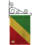 Congo-Republic - Nationality Flags of the World Vertical Impressions Decorative Flags HG140058 Made In USA