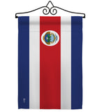 Costa Rica - Nationality Flags of the World Vertical Impressions Decorative Flags HG140060 Made In USA