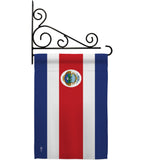 Costa Rica - Nationality Flags of the World Vertical Impressions Decorative Flags HG140060 Made In USA