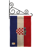 Croatia - Nationality Flags of the World Vertical Impressions Decorative Flags HG140061 Made In USA