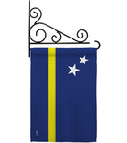 Curacao - Nationality Flags of the World Vertical Impressions Decorative Flags HG140063 Made In USA