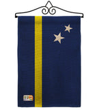 Curacao - Nationality Flags of the World Vertical Impressions Decorative Flags HG140063 Made In USA