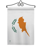 Cyprus - Nationality Flags of the World Vertical Impressions Decorative Flags HG140064 Made In USA
