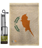 Cyprus - Nationality Flags of the World Vertical Impressions Decorative Flags HG140064 Made In USA
