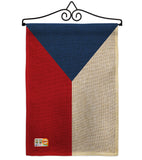 Czech Republic - Nationality Flags of the World Vertical Impressions Decorative Flags HG140066 Made In USA