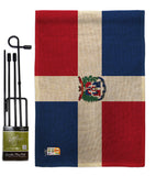 Dominican Republic - Nationality Flags of the World Vertical Impressions Decorative Flags HG140070 Made In USA