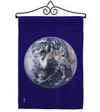 Earth - Nationality Flags of the World Vertical Impressions Decorative Flags HG140071 Made In USA