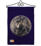 Earth - Nationality Flags of the World Vertical Impressions Decorative Flags HG140071 Made In USA