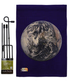 Earth - Nationality Flags of the World Vertical Impressions Decorative Flags HG140071 Made In USA