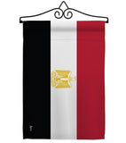 Egypt - Nationality Flags of the World Vertical Impressions Decorative Flags HG140074 Made In USA